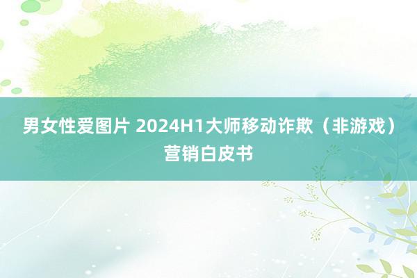 男女性爱图片 2024H1大师移动诈欺（非游戏）营销白皮书