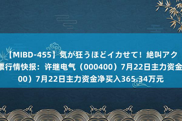 【MIBD-455】気が狂うほどイカせて！絶叫アクメ50連発4時間 股票行情快报：许继电气（000400）7月22日主力资金净买入365.34万元