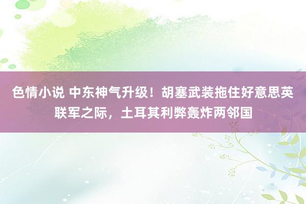 色情小说 中东神气升级！胡塞武装拖住好意思英联军之际，土耳其利弊轰炸两邻国