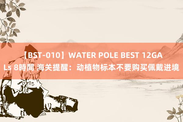 【BST-010】WATER POLE BEST 12GALs 8時間 海关提醒：动植物标本不要购买佩戴进境