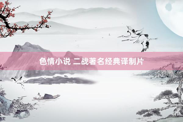 色情小说 二战著名经典译制片